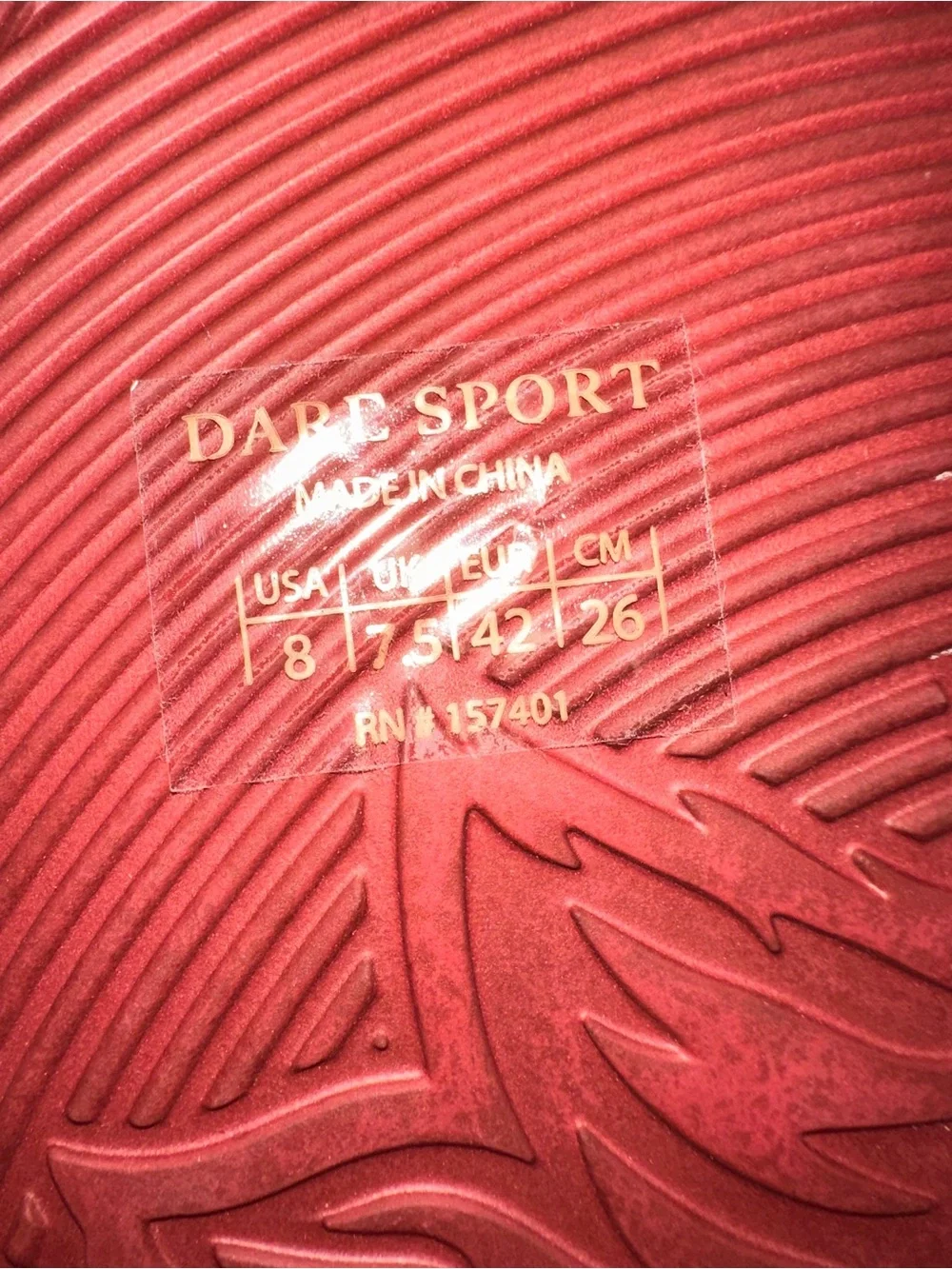 Darc Sport head size